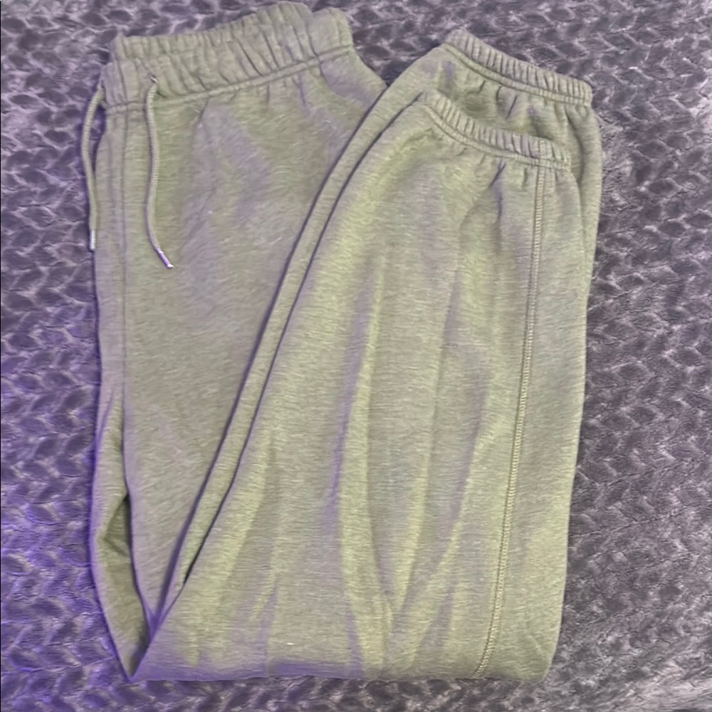 Green Jogger Sweatpants